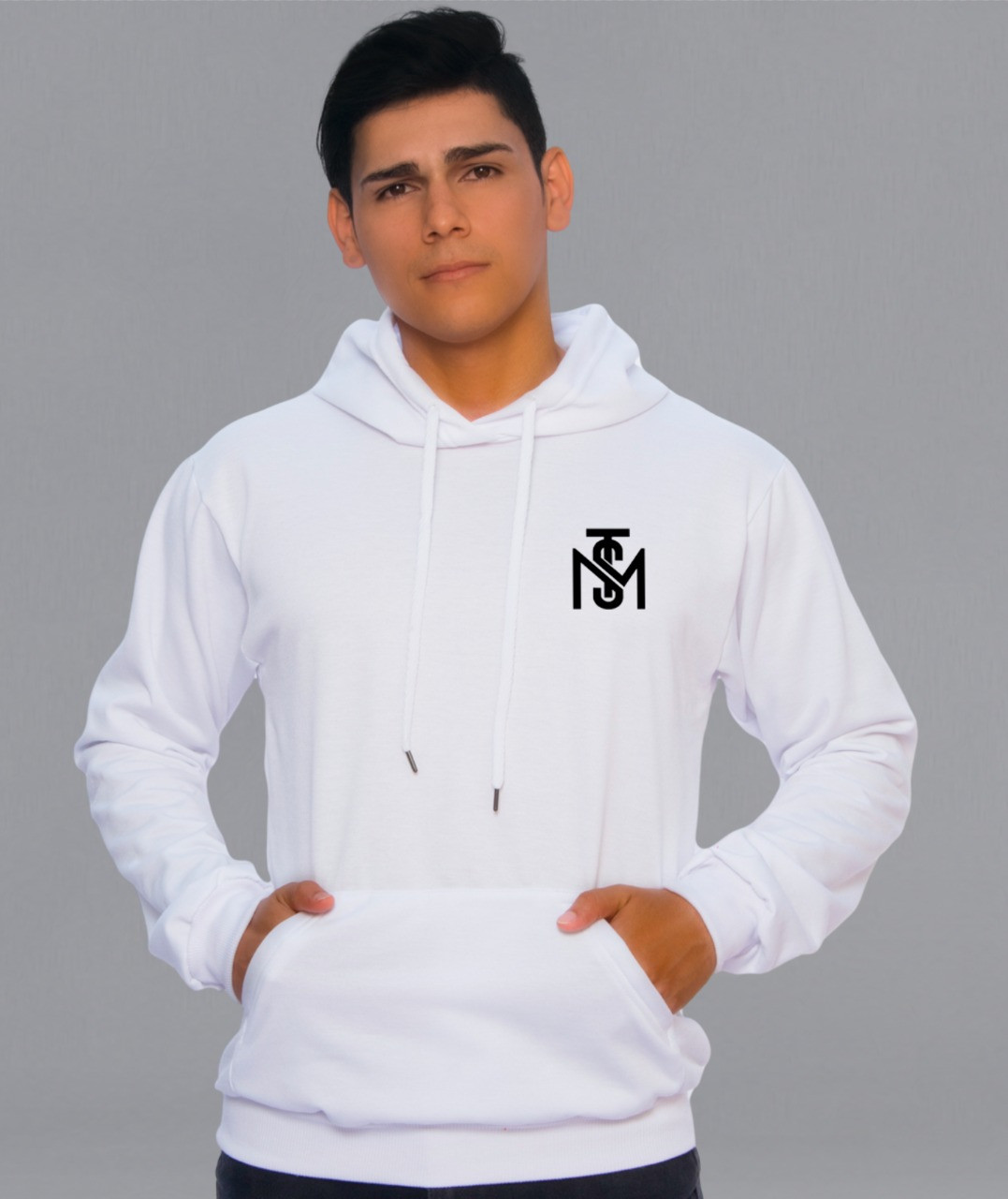 Buzobuso,hoodies Hombre Monastery Blanco